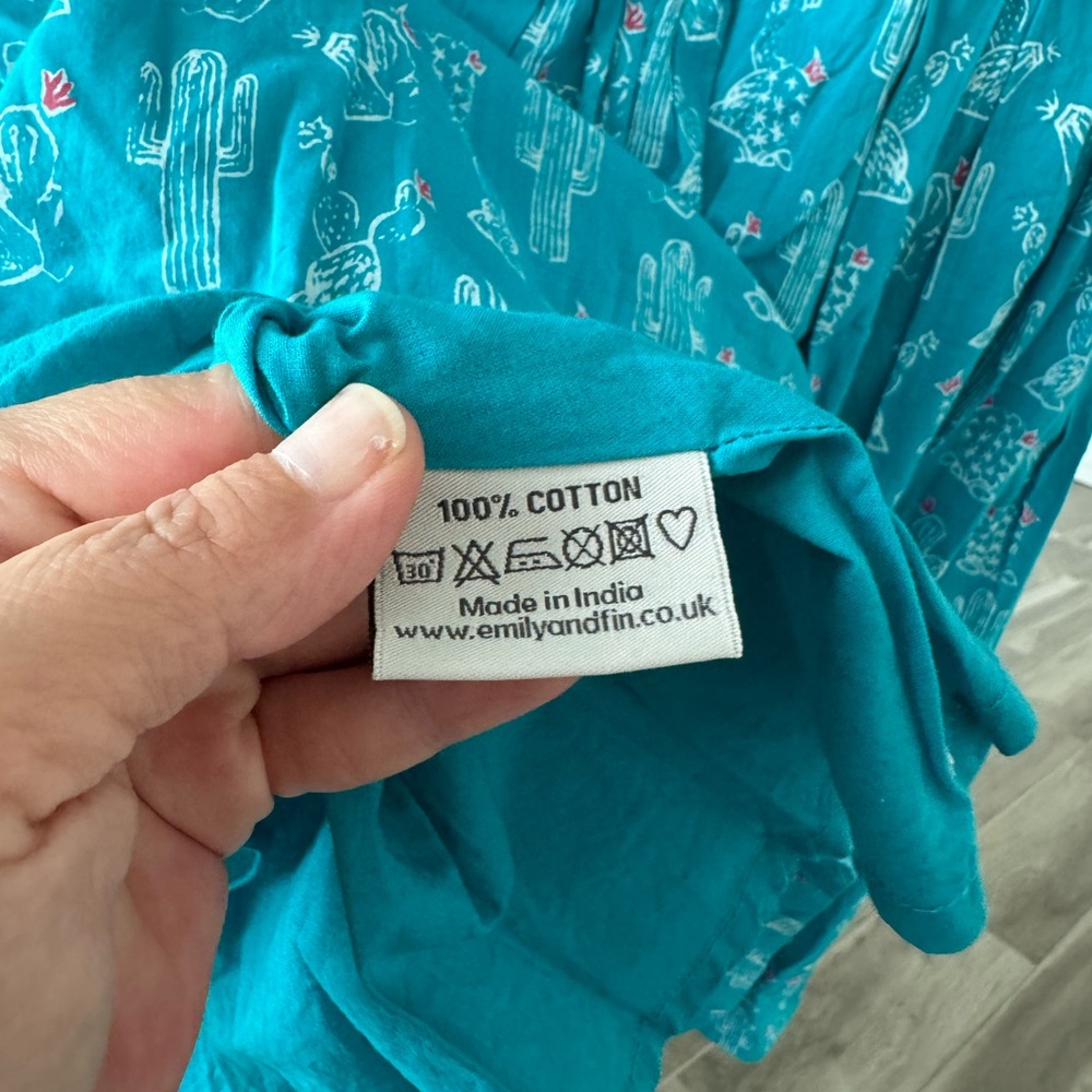Emily and Fin Cactus Dress Size Medium - Picture 7 of 7